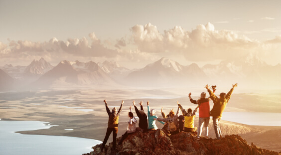 Women hike mountain to raise awareness of ovarian cancer